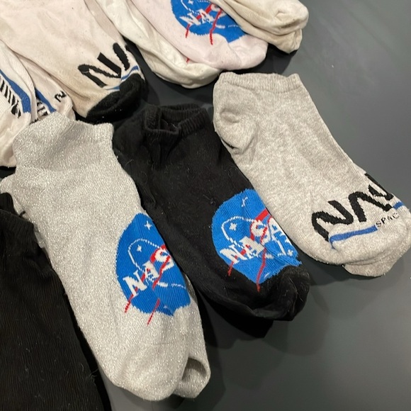 Kids NASA sock bundle of 11. Size 6-8. - Picture 3 of 4